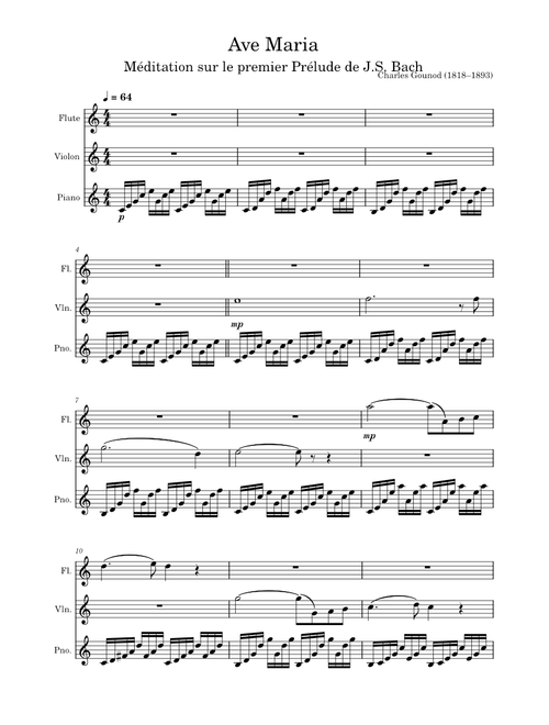 Ave Maria - Gounod/Bach