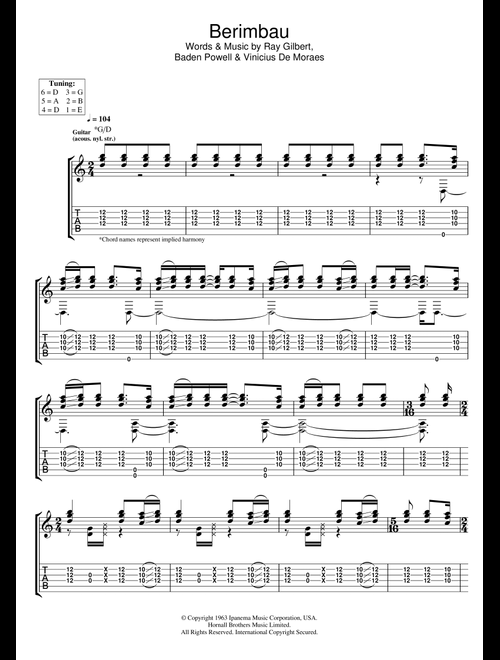 Berimbau - Baden Powell (Guitar Tab)