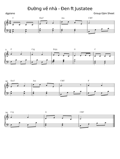 Đường về nhà - Đen