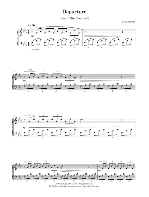 The departure - Max Richter (Piano Solo)