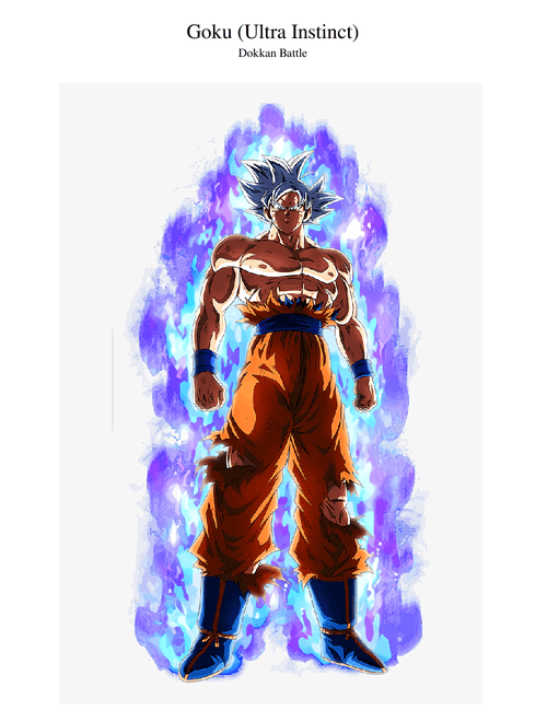 Ultra Instint Goku (Dokkan Battle)