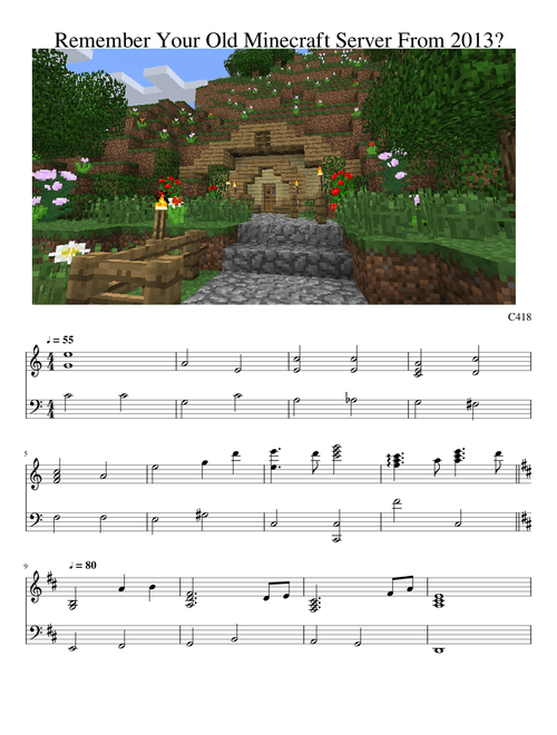 Remember Your Old Minecraft Server From 2013?