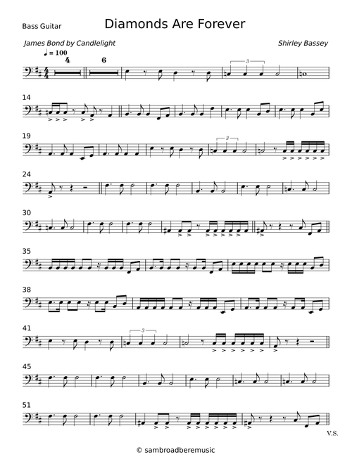 Diamonds are forever - Shirley Bassey
