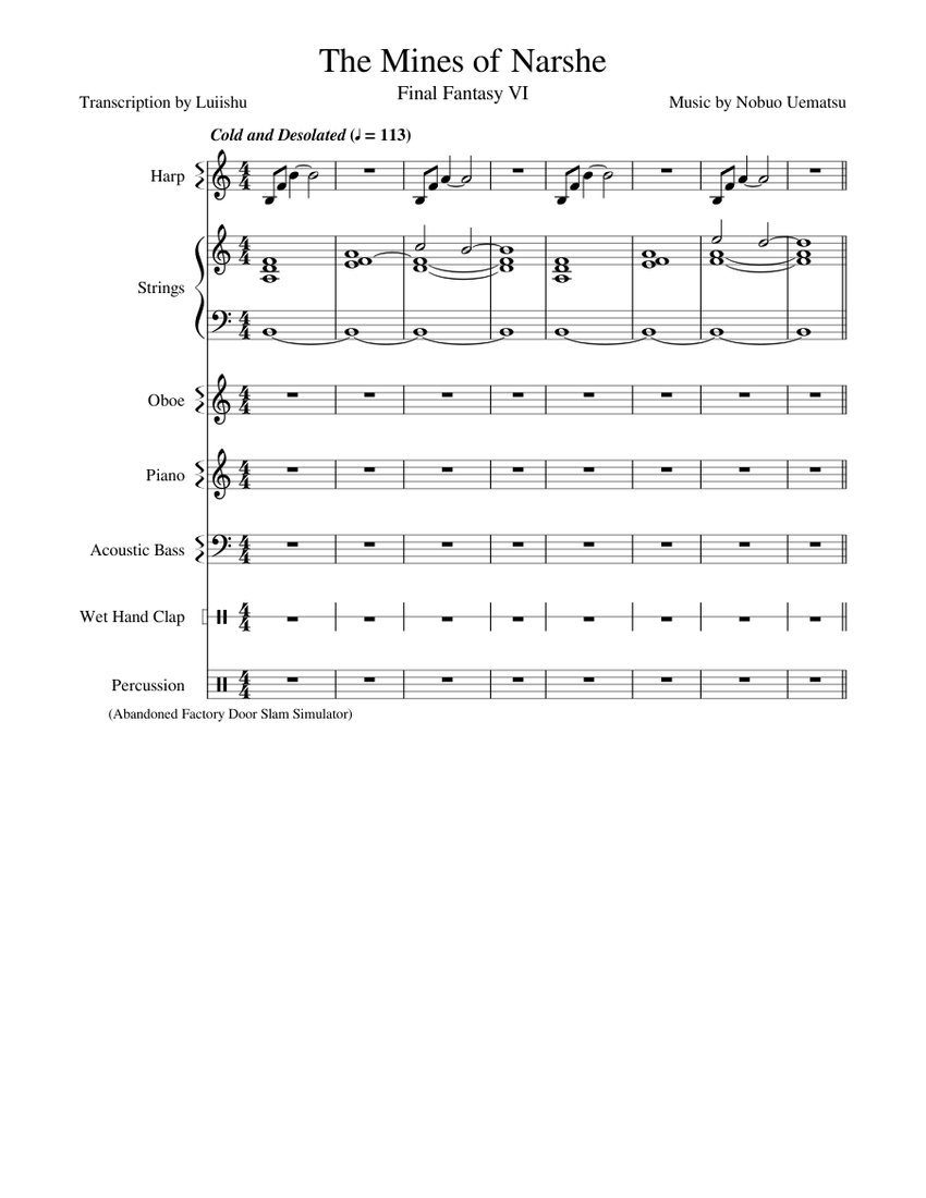 Final fantasy vii main theme - Nobuo Uematsu Sheet Music for Piano