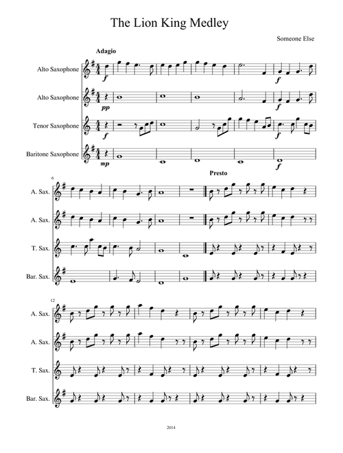The Lion King Medley