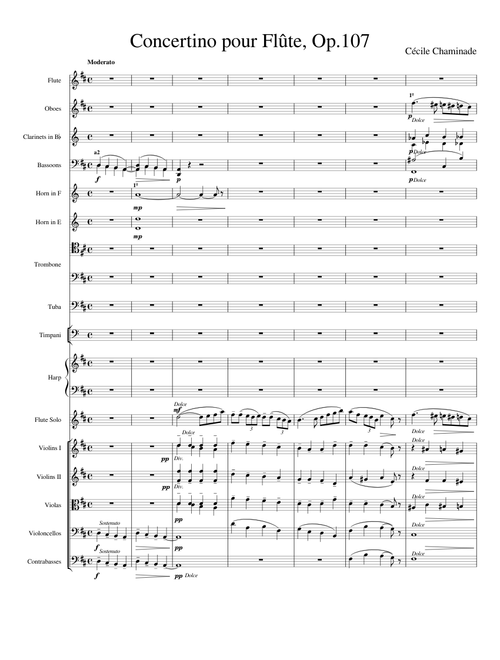 Concertino pour Flûte Op. 107