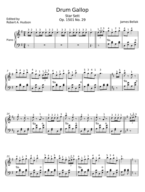 Drum Gallop - James Bellak
