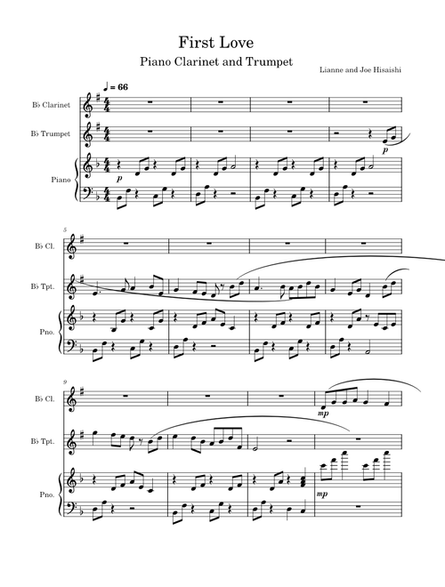 First Love – Joe Hisaishi