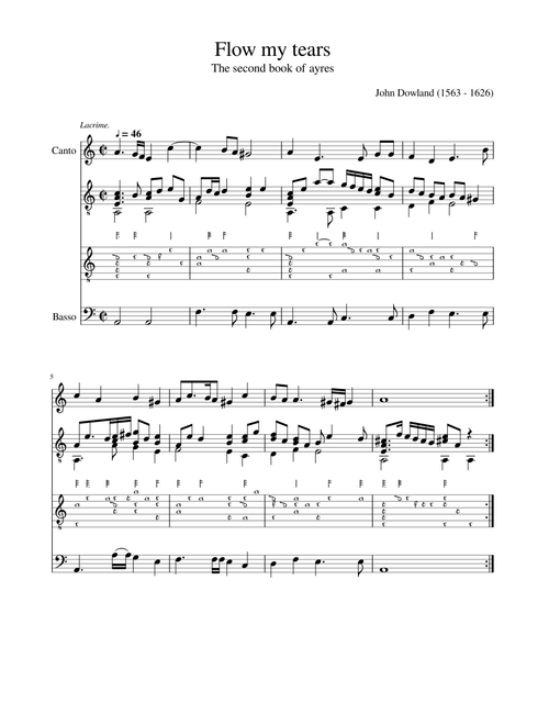 John Dowland: Flow my tears