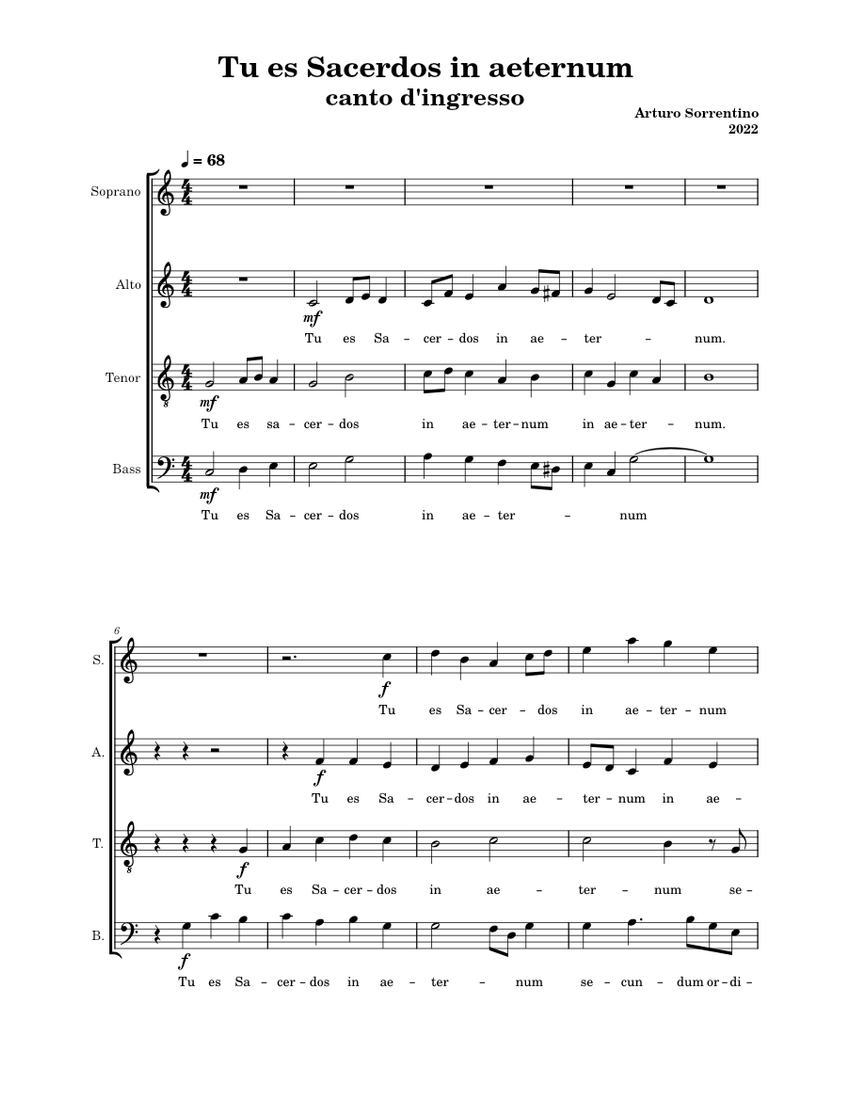 Tu es sacerdos in aeternum piano tutorial