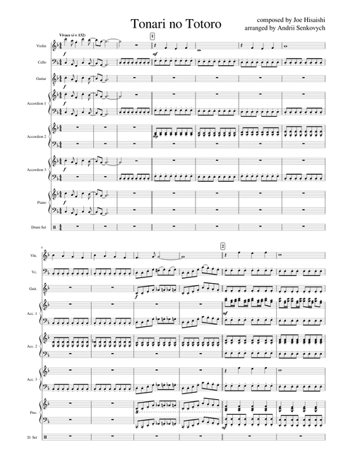 Joe Hisaishi — Tonari no Totoro (Ensemble Version)