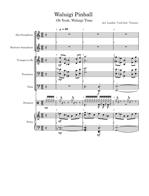 Waluigi Pinball – Shinobu Nagata Waluigi Pinball - For Mixed Ensemble