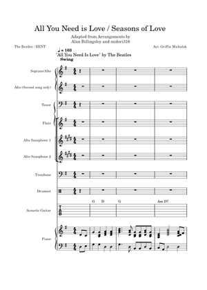 Seasons of Love – Jonathan Larson Sheet Music for Soprano, Alto