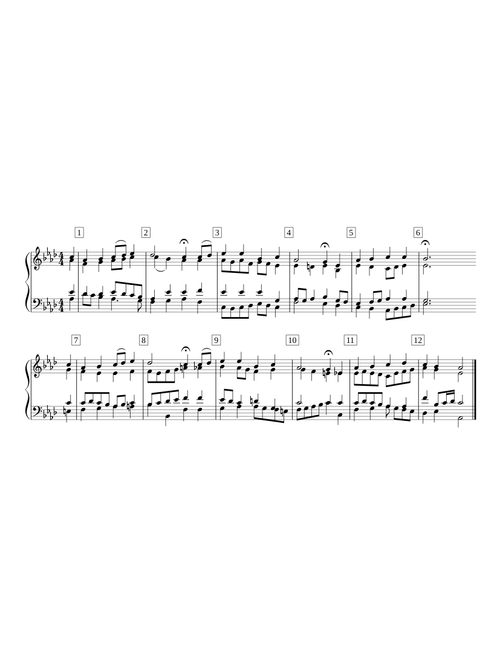 4.3.4 Bach’s chorale ‘Ich bin’s, ich sollte büssen’