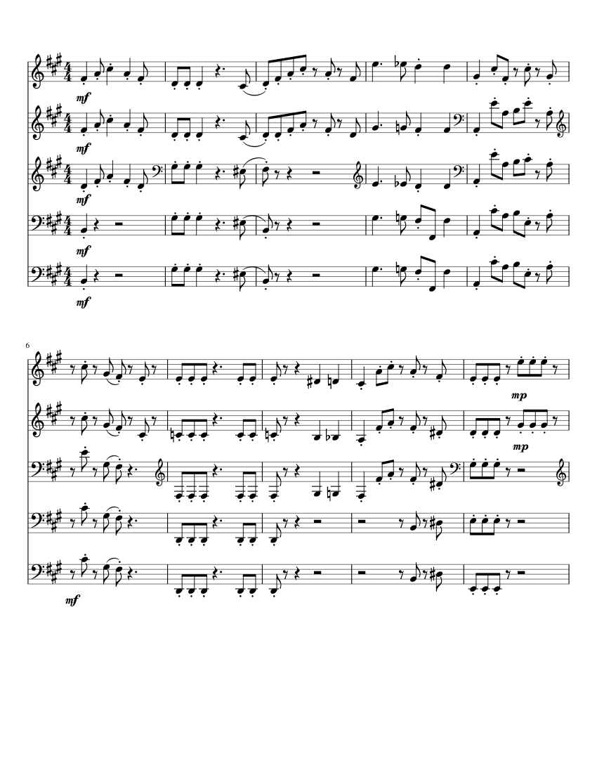 Mii Channel Theme - Kazumi Totaka Sheet Music for French horn (Solo ...