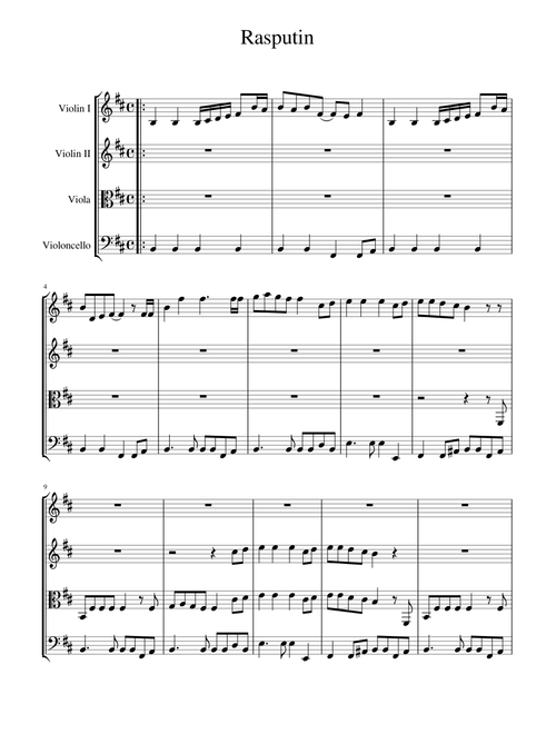 Rasputin String Quartet