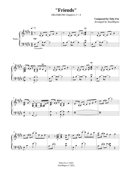 Friends - DELTARUNE Chapters 3 + 4