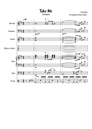 Take Me – Casiopea (Mint Jams) Sheet Music and Tab with