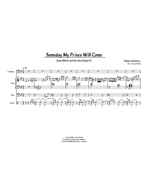 Someday My Prince Will Come - Combo