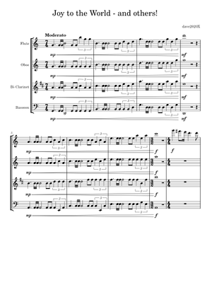 Trombone Caroling - Christmas Carols for Trombone Quartet Sheet