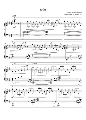 まらしぃ 楽譜 Free まらしぃ sheet music | Download PDF or print on MuseScore.com