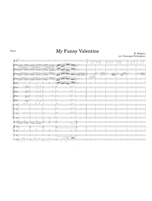 My Funny Valentine – Richard Rodgers (Canto e Big Band)