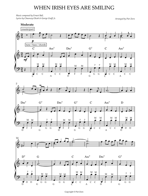 When Irish Eyes Are Smiling (Arr. Piet Zorn) - Francis Anthony Mcnamara (Accordion)