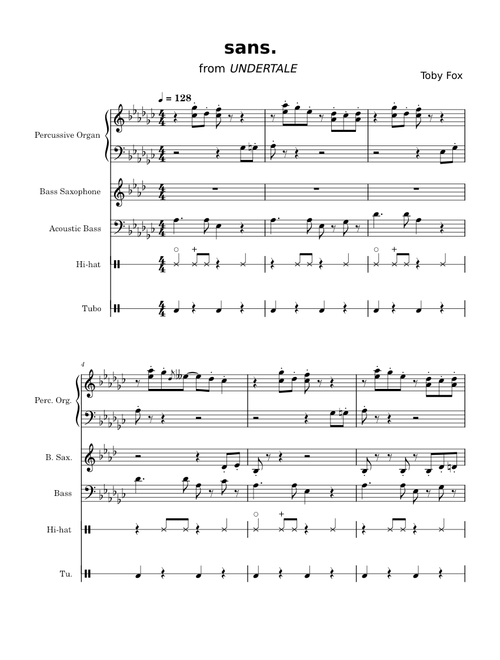 sans.  - UNDERTALE Transcription