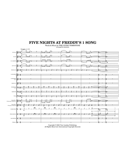 Five Nights At Freddy's (Arr. abchmba) - Yoav Landau (Marching Band)