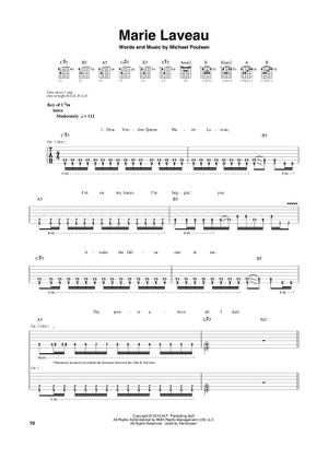 Play Official version of The bliss Sheet Music by Volbeat