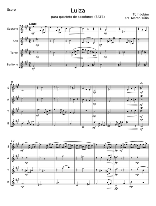 Luiza - Antônio Carlos Jobim