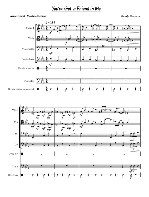You Got a Friend in Me – Randy Newman - Orchestra version