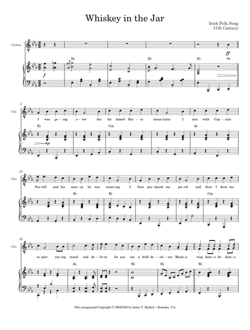 Whiskey in the Jar [ensemble]