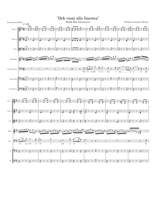"Deh vieni alla finestra" (from Don Giovanni)