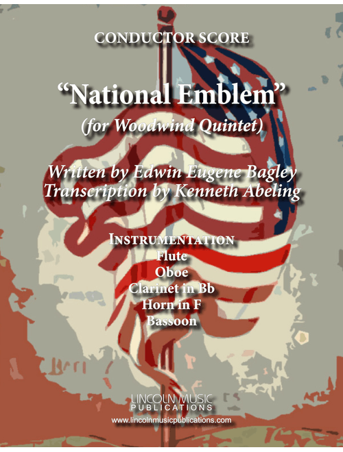 March - National Emblem (for Woodwind Quintet) (Arr. Kenneth Abeling) - E. E. Bagely (Woodwind Ensemble)