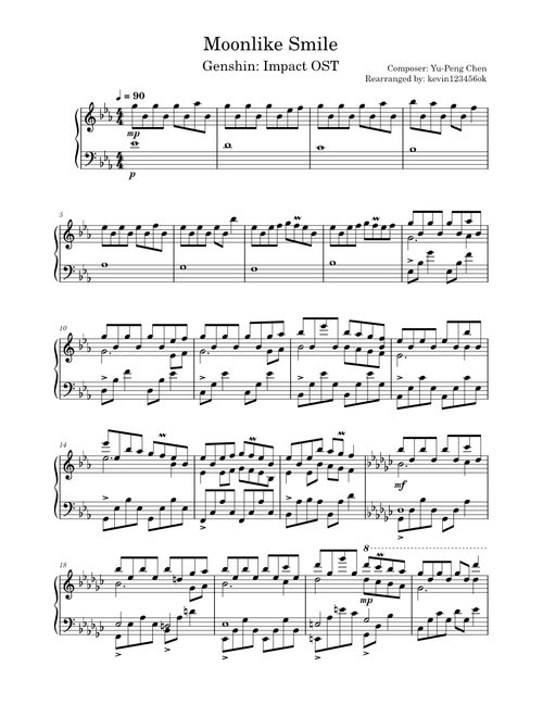 Moonlike Smile – Yu-Peng Chen
