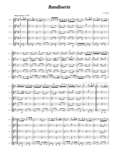 J. S. Bach - Bandinerie