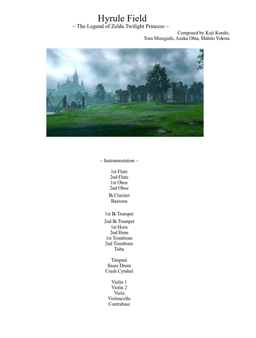 Hyrule Field ~ The Legend of Zelda Twilight Princess~