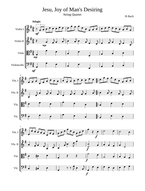 Jesu, Joy of Man's Desiring