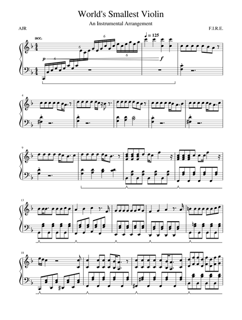 AJR - World's Smallest Violin