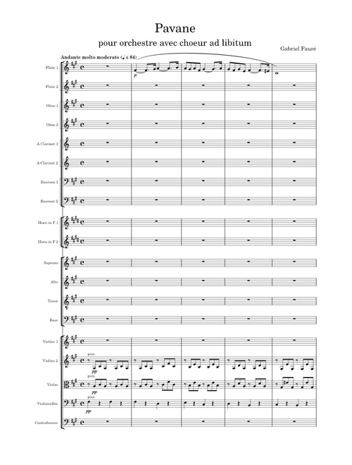 Pavane, Op. 50 by Gabriel Faure