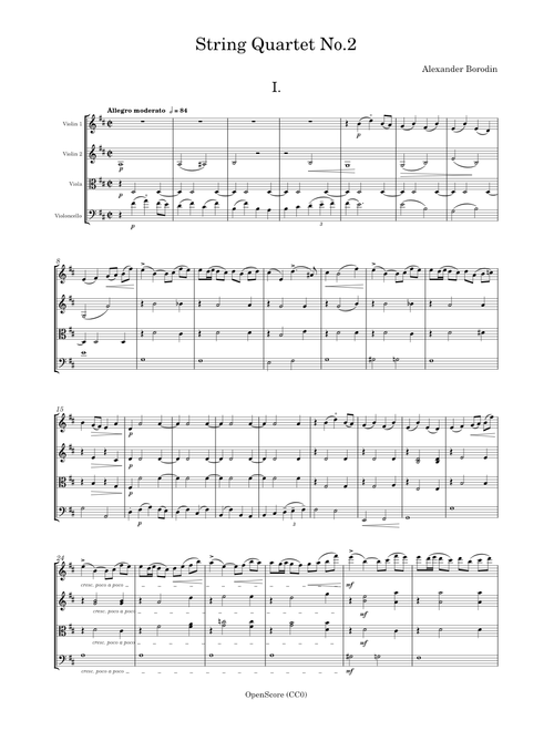 String Quartet No.2 – Aleksandr Borodin