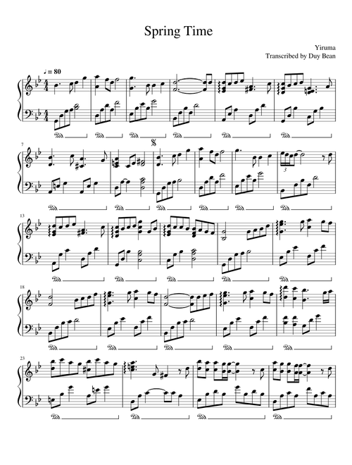 Spring Time - Yiruma