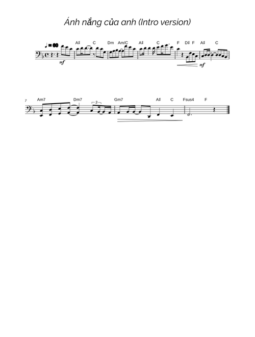 Ánh nắng của anh – Paul Paray