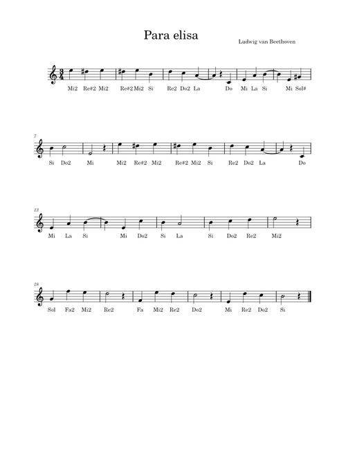 Beethoven - Para Elisa – Música Clásica
