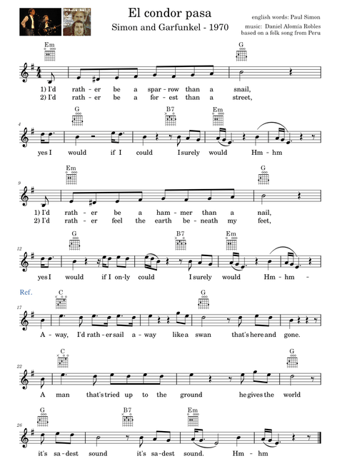 El condor pasa – Simon & Garfunkel
