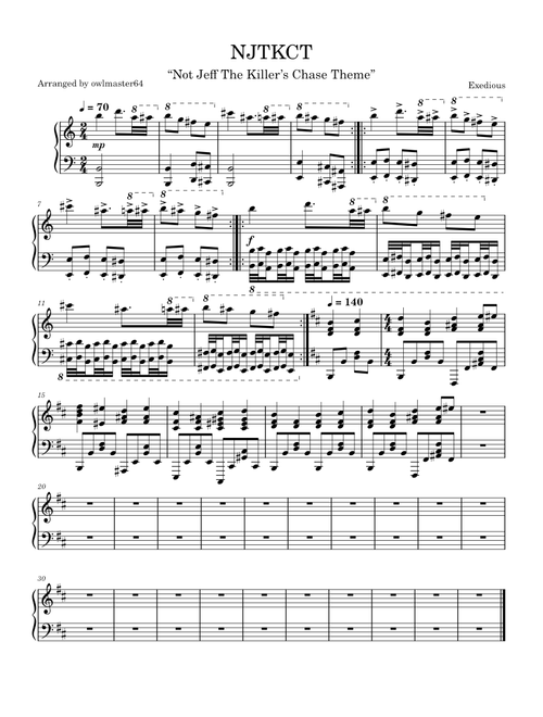 NJTKCT-MEMORY GUEST666 CHASE THEME - FORSAKEN OST (WIP)