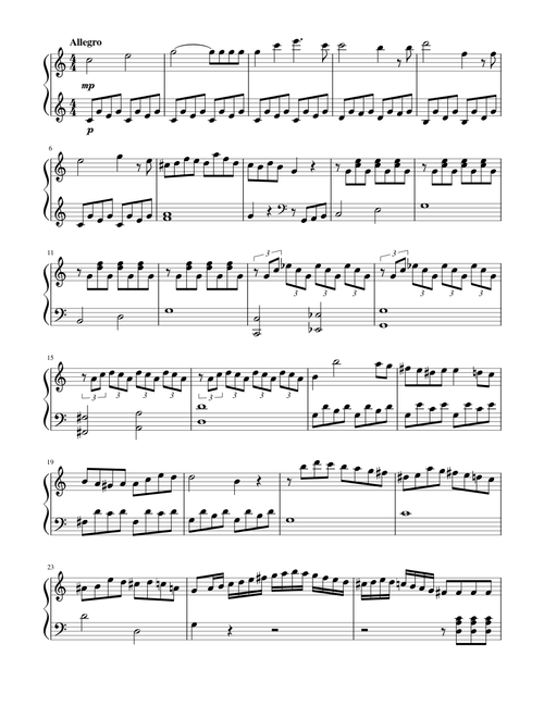 Sonata in C Major, Op. 20 No. 1