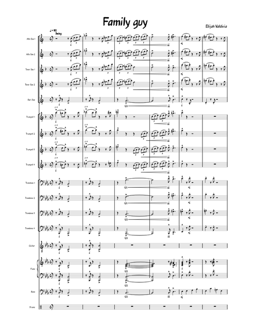Theme from Family Guy – Music by Walter Murphy Arranged by Roger Holmes