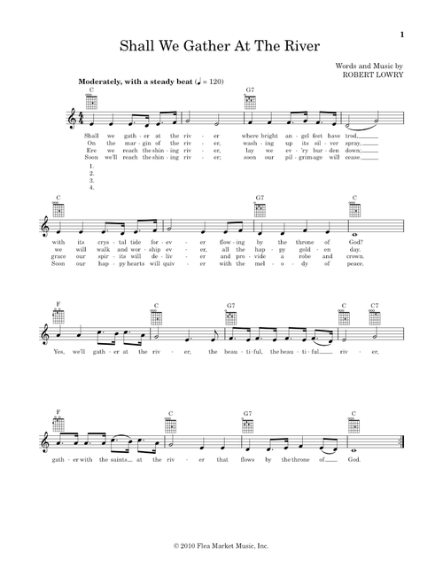 Shall We Gather At The River? (from The Daily Ukulele) (arr. Liz and Jim Beloff) - Robert Lowry (Ukulele)